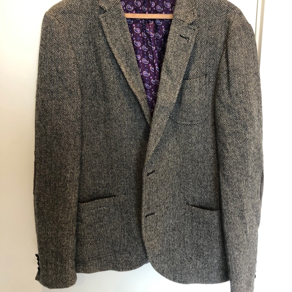 Men's Wool herringbone Blazer